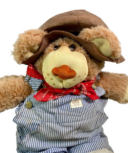 Vtg furskins dudley teddy bear - vtg,